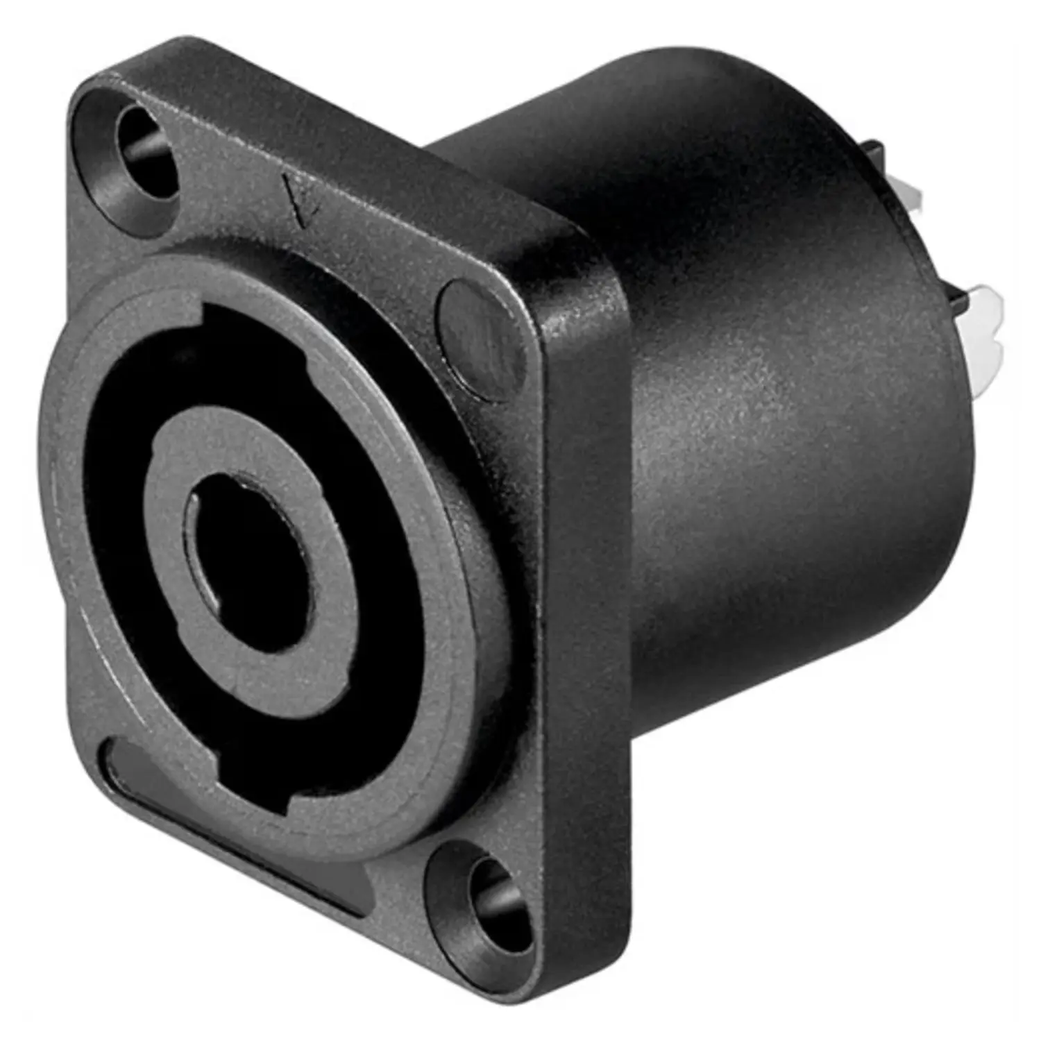 foto del prodotto goobay presa audio speak on altoparlanti 4 poli da incasso pannello speakon
