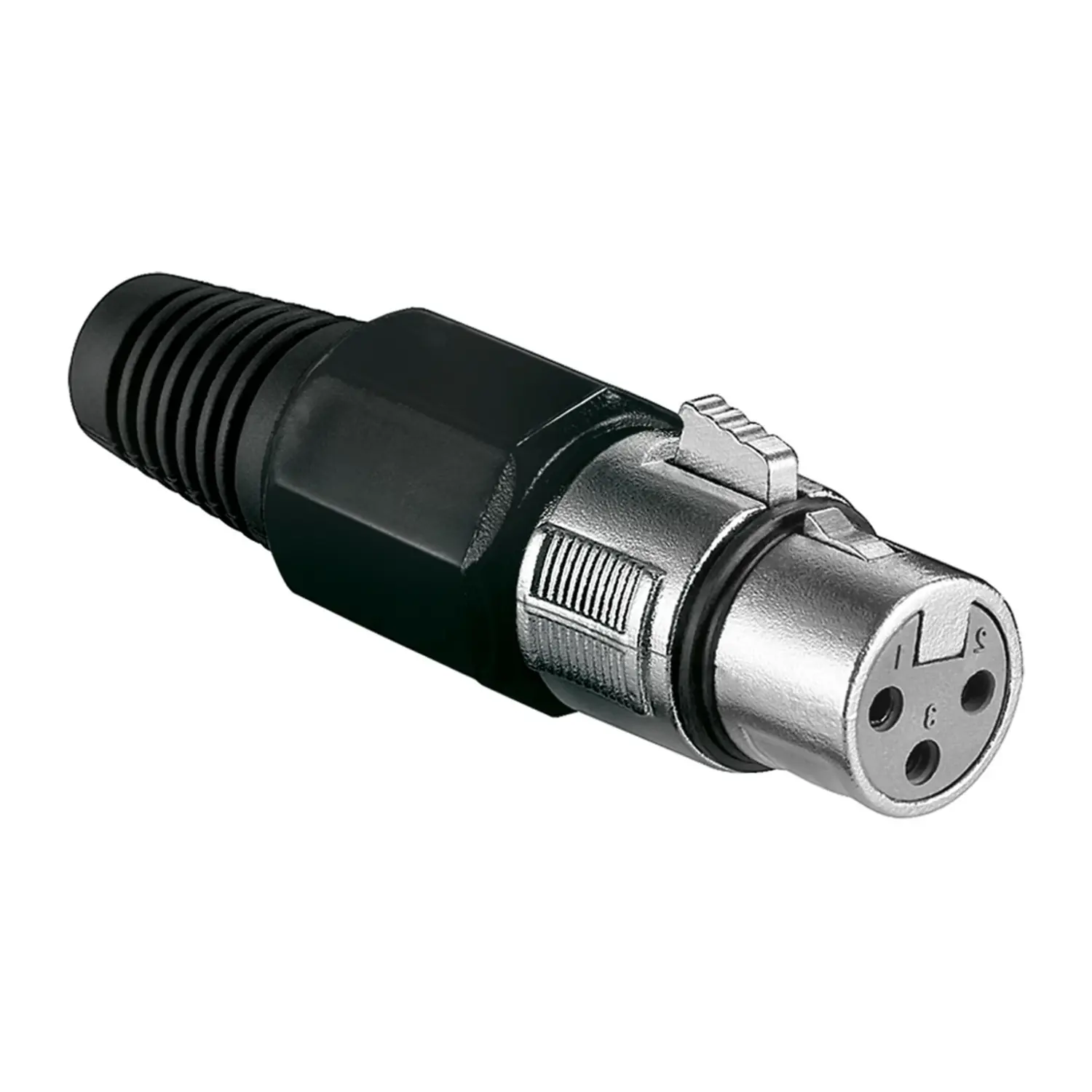 foto del prodotto goobay presa canon microfono 3 poli contatti professionale connettore xlr femmina