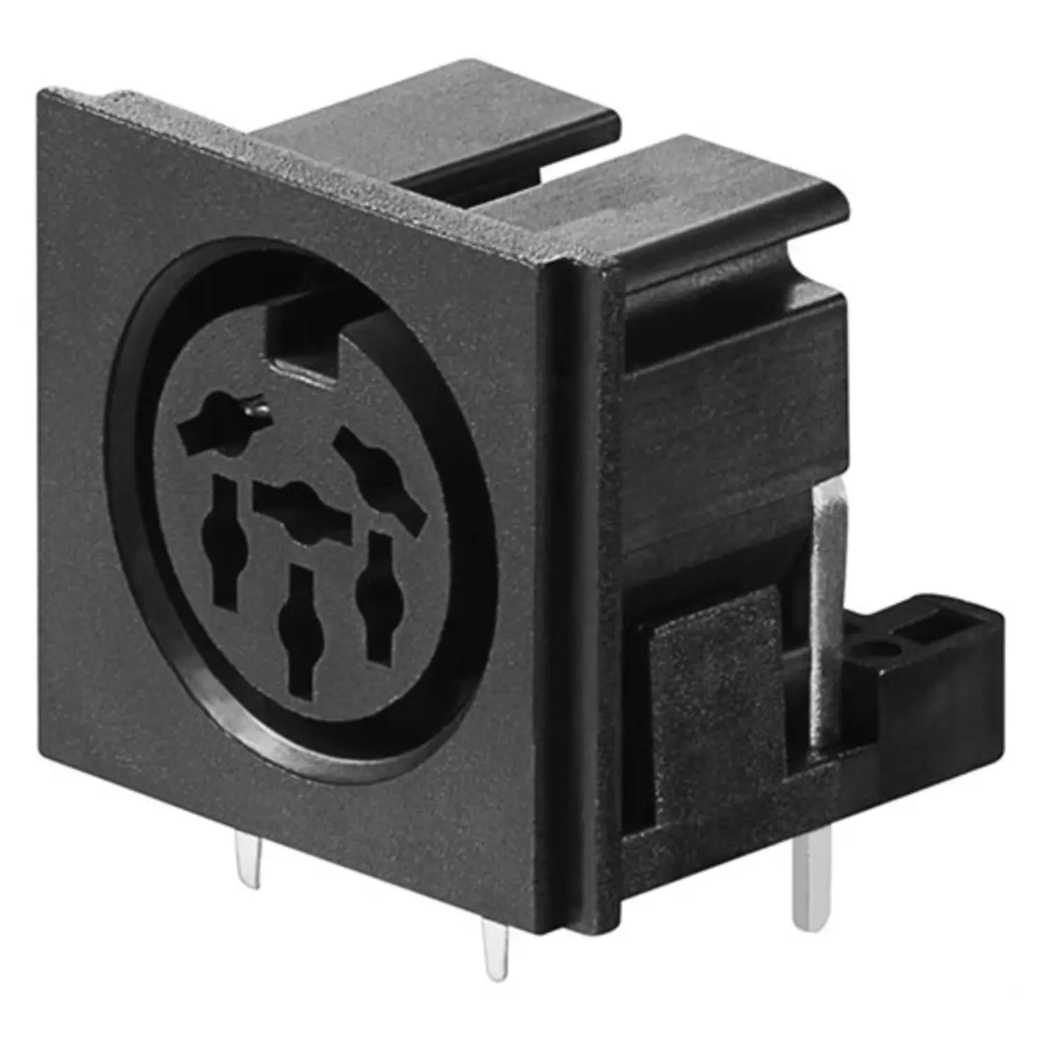 foto del prodotto goobay presa din 6 pin connessioni print 90 gradi da pcb