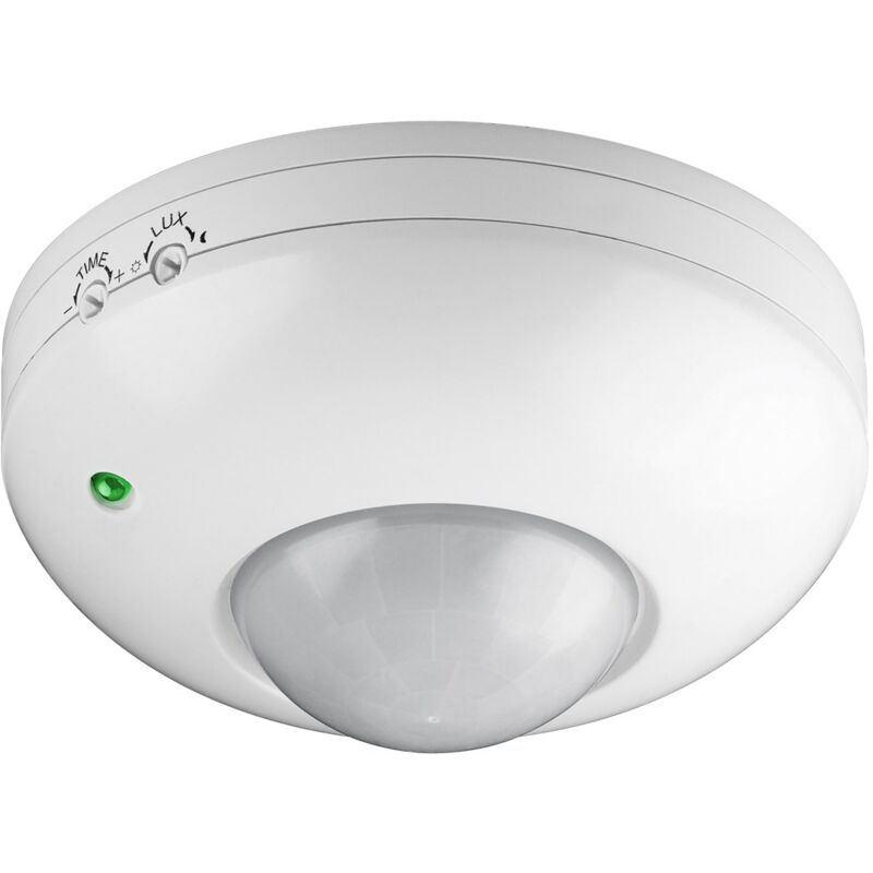 foto del prodotto goobay rilevatore di movimento a infrarossi, per montaggio a soffitto, rilevamento a 360 , portata 6 m, per interni ip20 , adatto ai led.