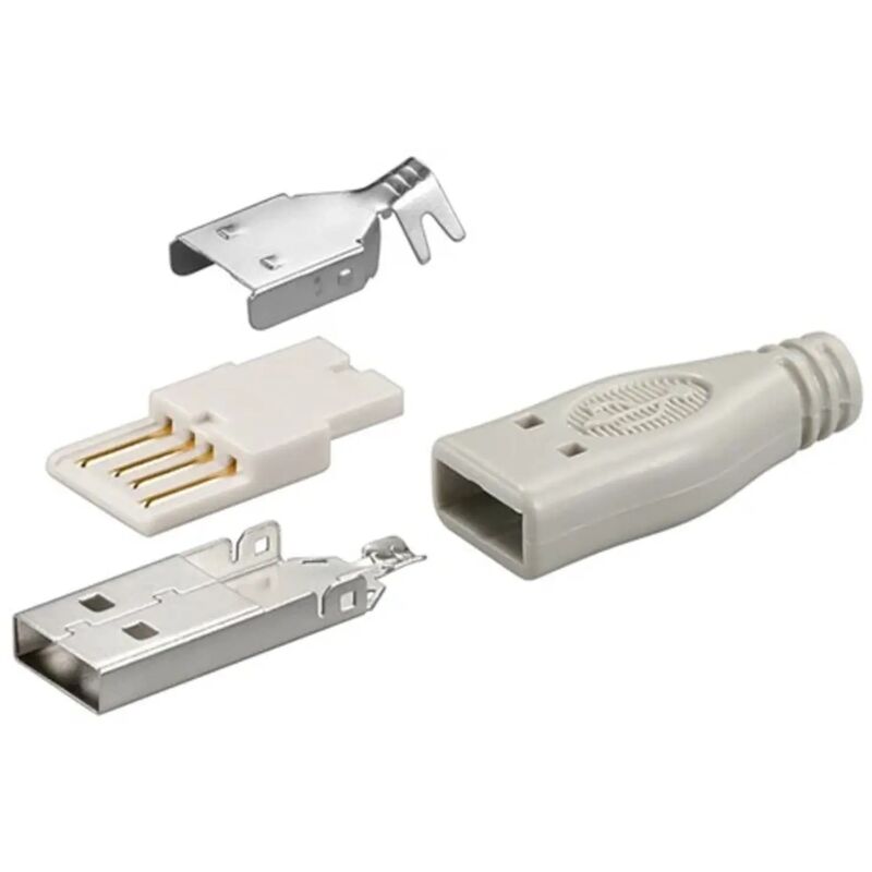 foto del prodotto goobay spina connettore usb stampante da assemblare guidacavo usb tipo a