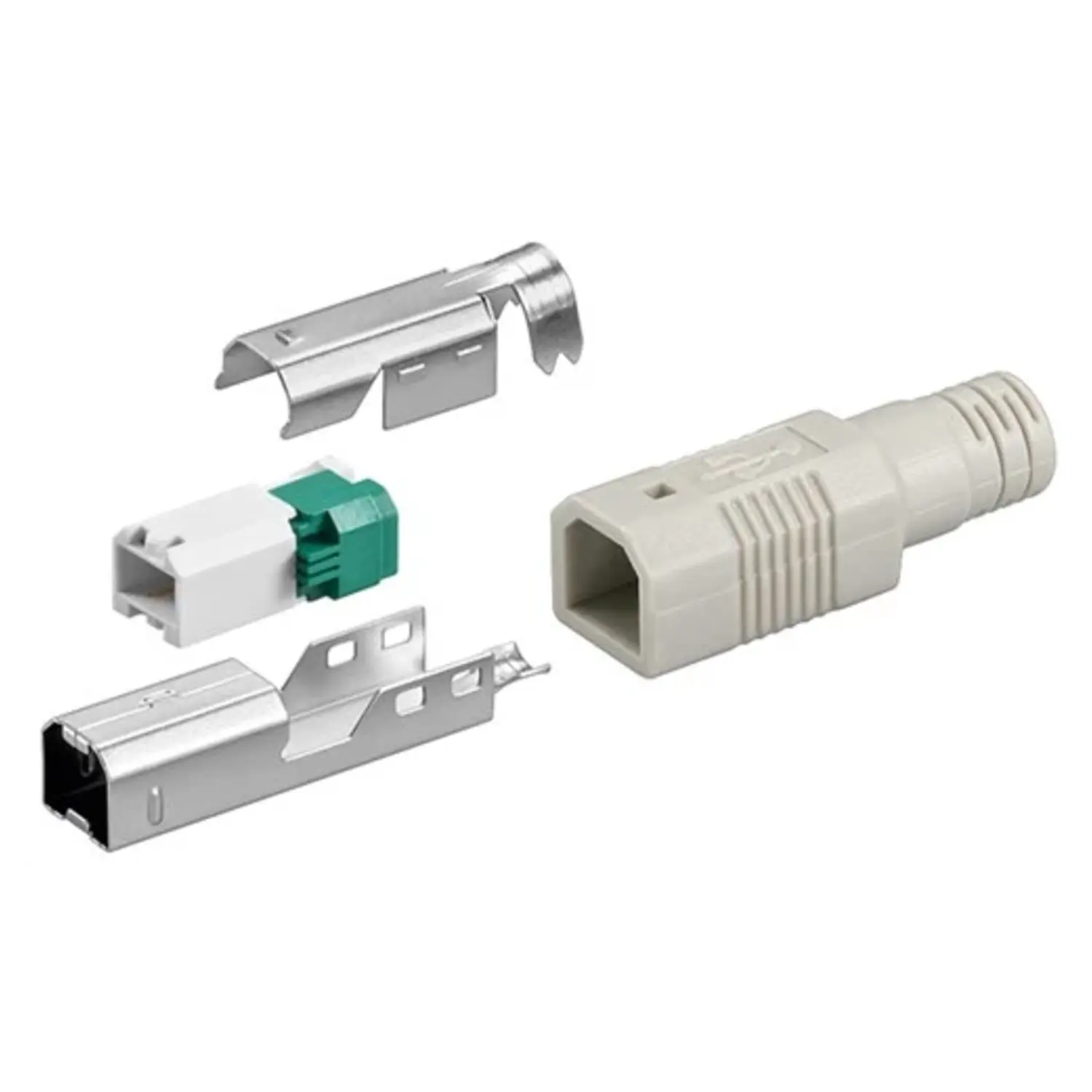 foto del prodotto goobay spina connettore usb stampante da assemblare guidacavo usb tipo b