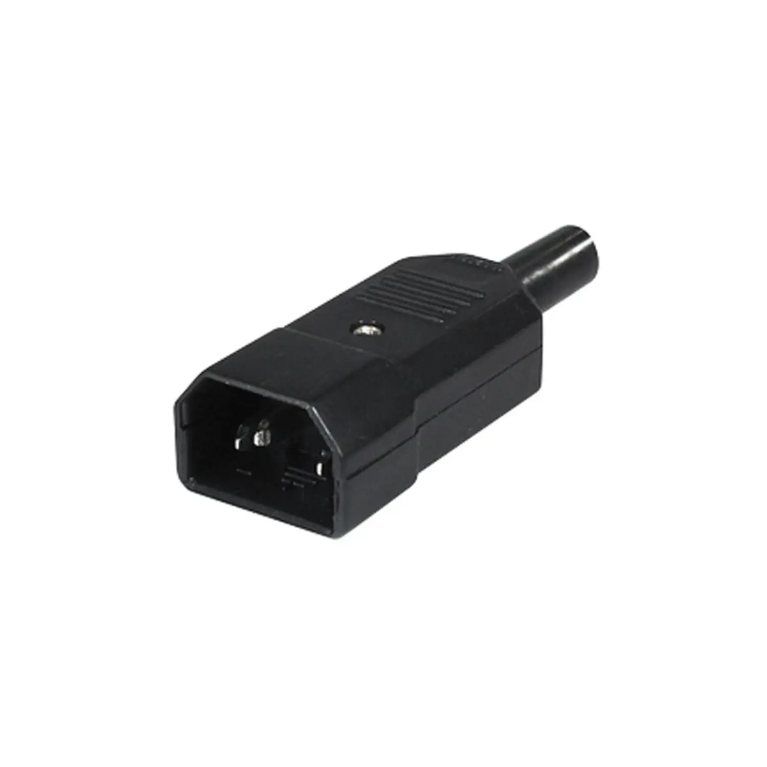 foto del prodotto goobay spina volante alimentazione vde iec320 c14 tripolare pc ups maschio