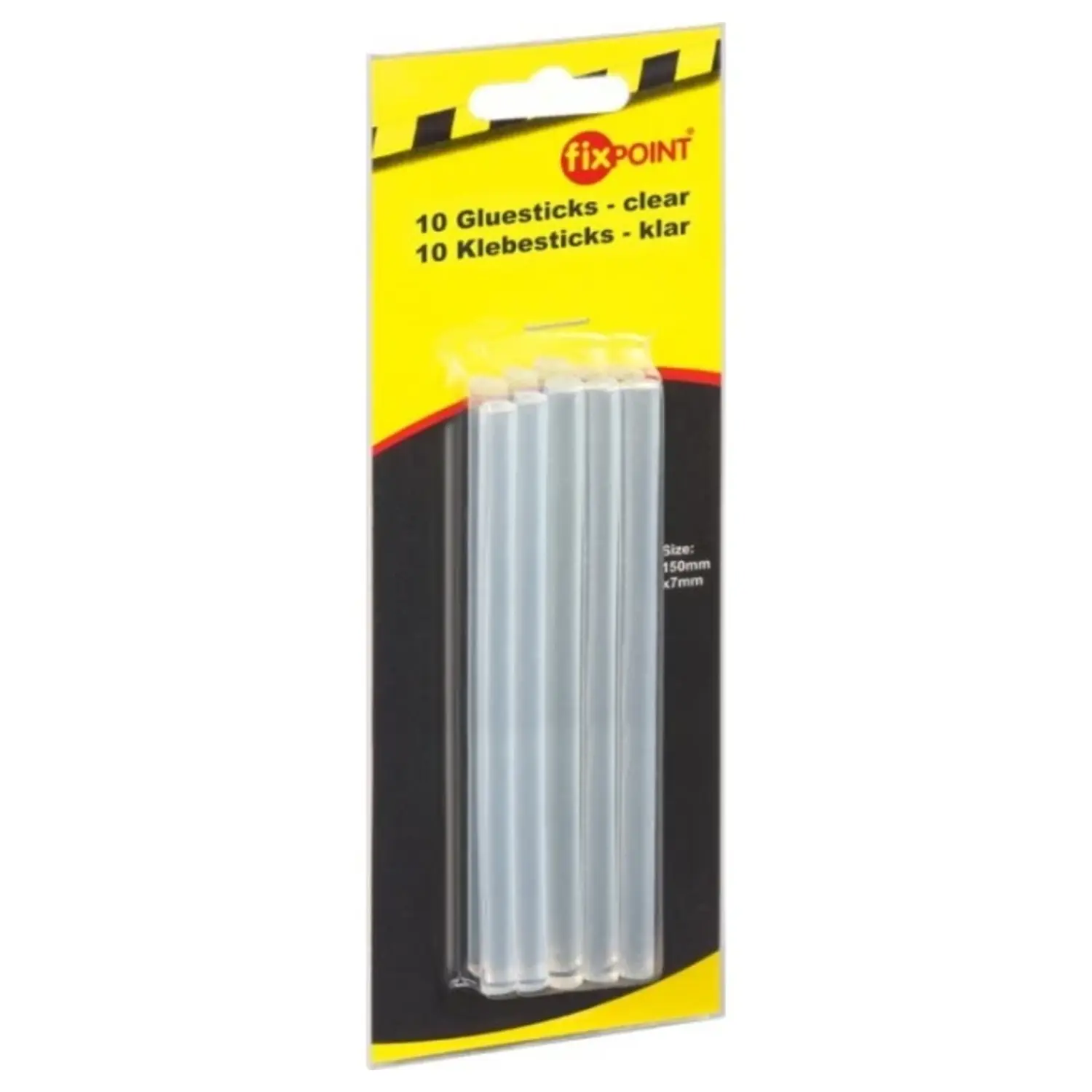 foto del prodotto goobay stick colla a caldo trasparente per pistola termofusibile 7mm x 15cm 10 pezzi