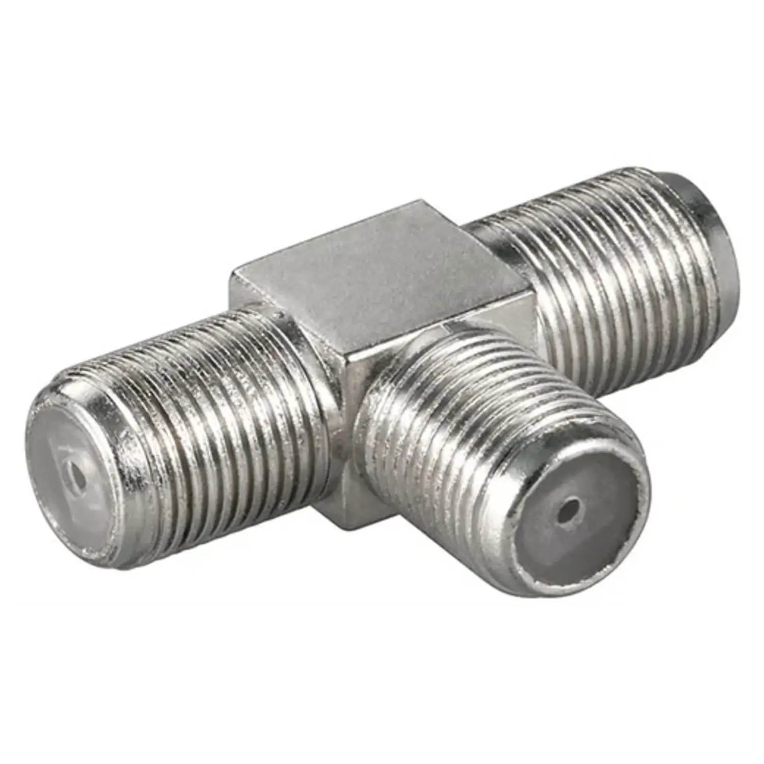 foto del prodotto goobay tripla satellitare tipo f da 1 presa a 2 prese sdoppiatore tv zinco