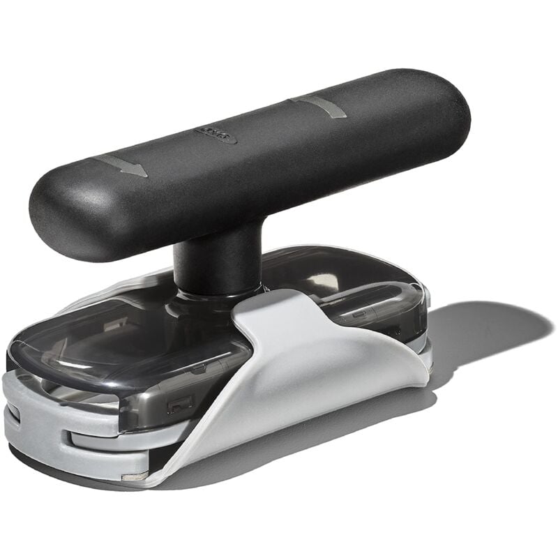 foto del prodotto good grips apribarattoli apriscatole rotante con base antiscivolo, plastic, nero oxo