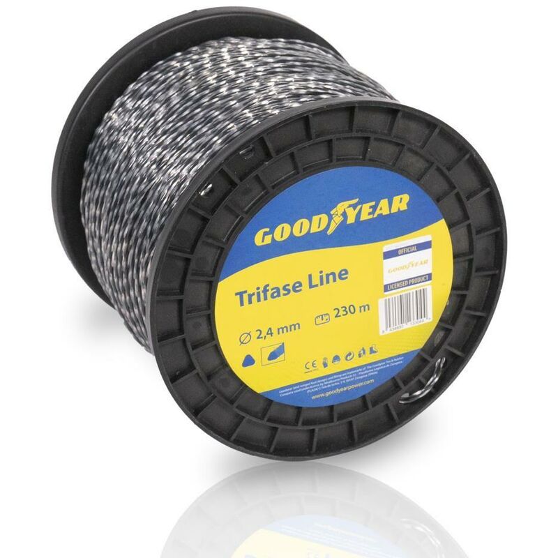 foto del prodotto goodyear filo per decespugliatore triangolare 2,4 mm 230 metri gy24230tn