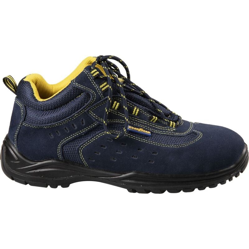 foto del prodotto goodyear scarpe antinfortunistiche alte metal free s1p in pelle scamosciata blu numero 40