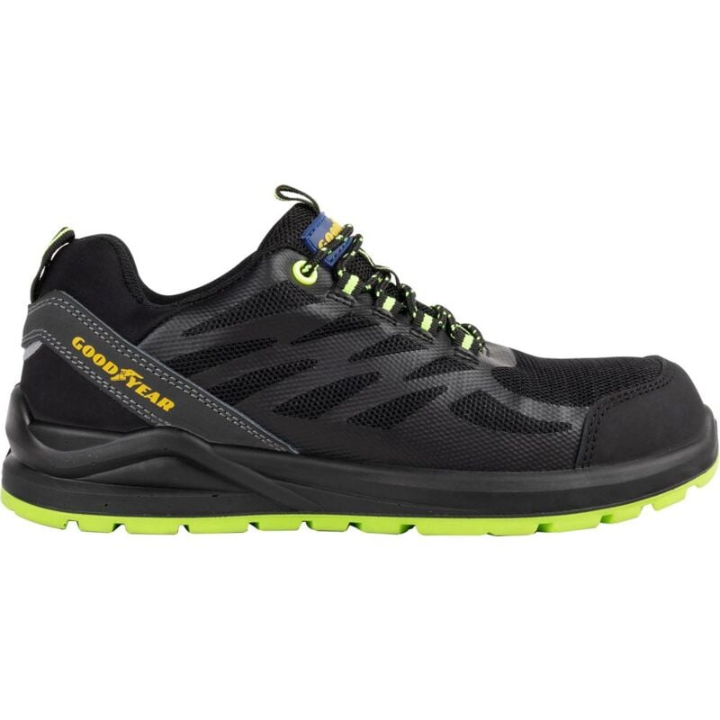 foto del prodotto goodyear scarpe antinfortunistiche metal free sp1 in tessuto nero e verde taglia 45
