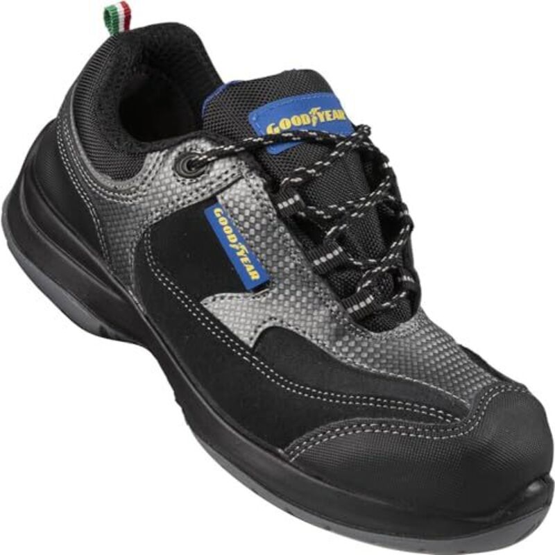 foto del prodotto goodyear scarpe antinfortunistiche s1p metal free numero 43 grigio nero lavoro