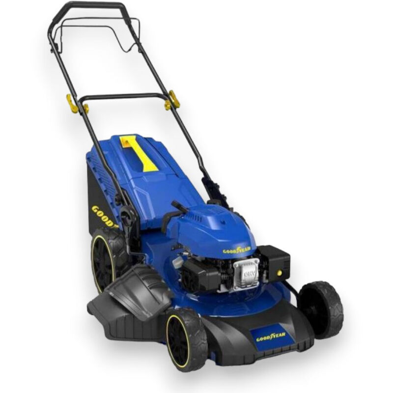 foto del prodotto goodyear tosaerba a scoppio benzina con avvio manuale in acciaio per giardino
