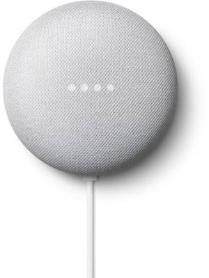 foto del prodotto google nest mini assistente vocale domotica controllo vocale wifi speaker microfono colore grigio chiaro ga00638 es