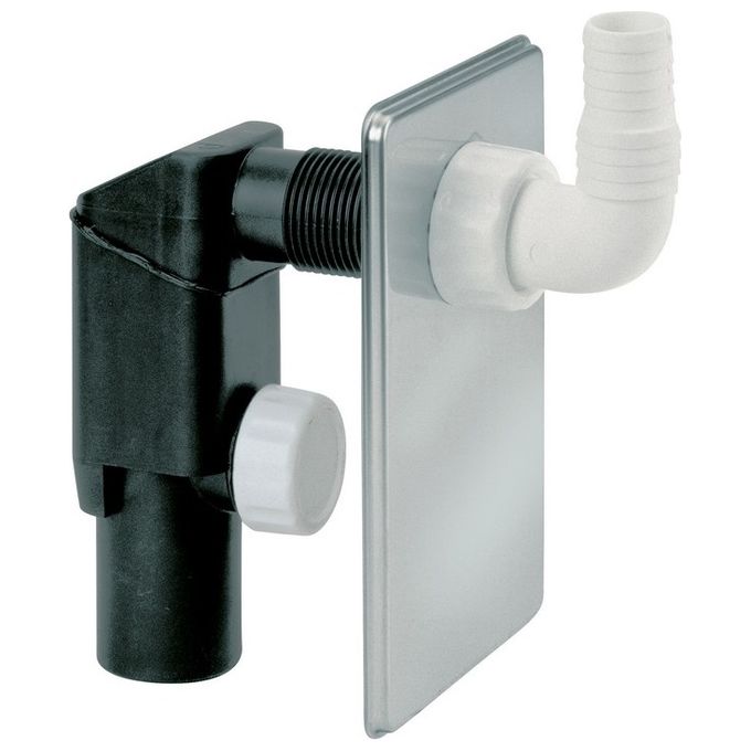 foto del prodotto goplast sifone lavatrici incasso 1 via piastra inox