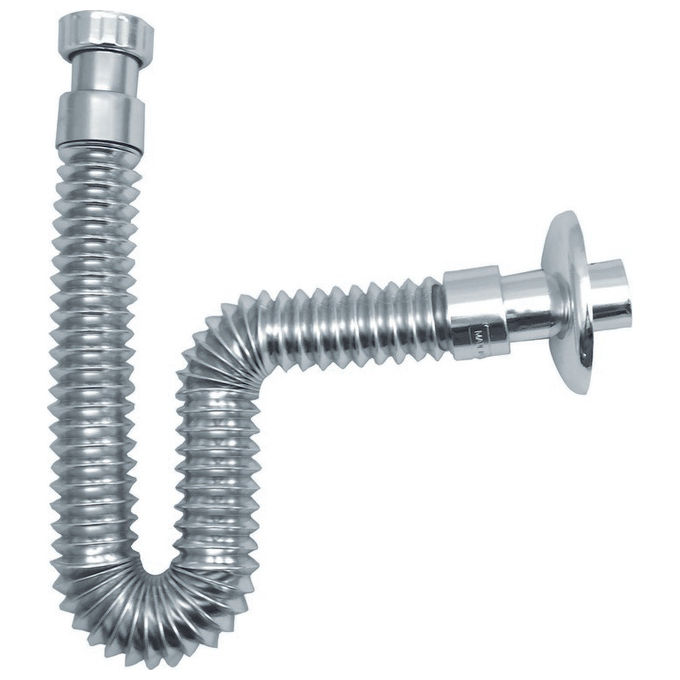 foto del prodotto goplast tubo scarico lavelli 1 1 4x32 350 750 cromato