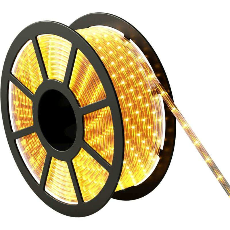 foto del prodotto goplus 30 metri luci striscia 1080 led luci natalizie funziona a corrente colore a scelta bianco caldo, bianco freddo e colorato 43w bianco caldo 