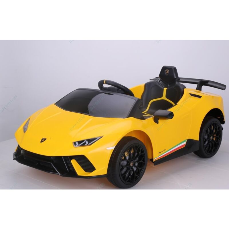 foto del prodotto goplus auto elettrica per bambini 12v, auto cavalcabile, 3 velocit , suono del motore, telecomando, avvio morbido, musica, clacson, usb, cintura di