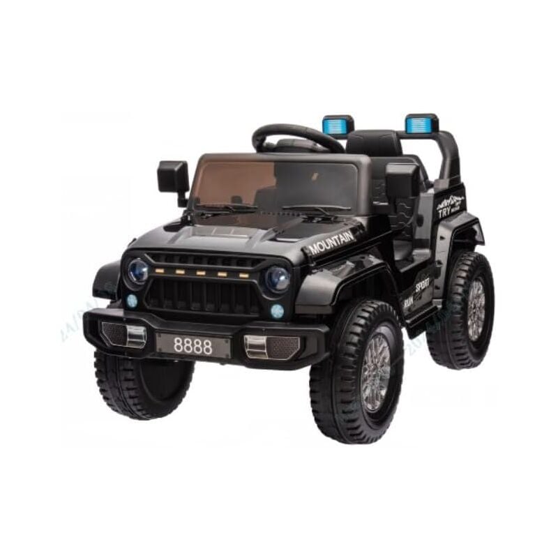 foto del prodotto goplus auto elettrica per bambini 12v, veicolo alimentato a batteria con luci, 3 velocit e controllo remoto 2,4g, modalit musicale e connessione