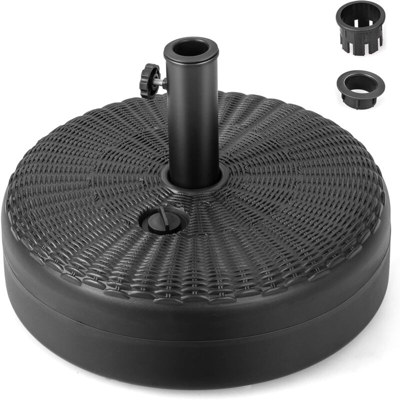 foto del prodotto goplus base per ombrellone riempibile da 45cm, supporto per ombrellone da patio riempito di acqua e sabbia base, ombrellone da mercato da patio,