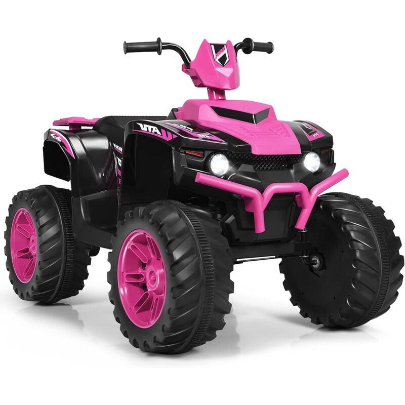 immagine 0 del prodotto goplus macchina elettrico 12v, alimentato a batteria, per bambini da 3 a 7 anni, avvio lento, velocit variabile, schermo con interfaccia usb, fari