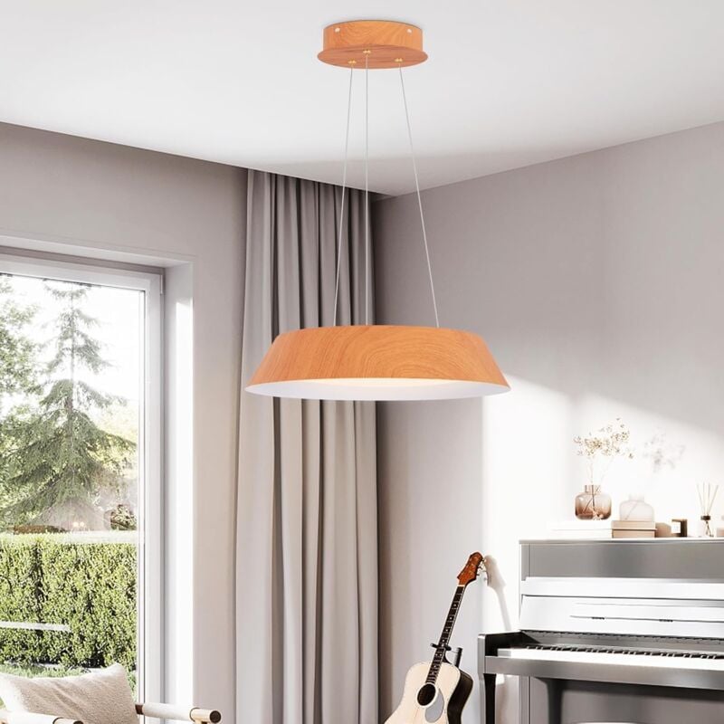 foto del prodotto goplus plafoniera led, lampada da soffitto da 21w con luci led integrate e luce calda da 3000k, moderno apparecchio da soffitto con finitura