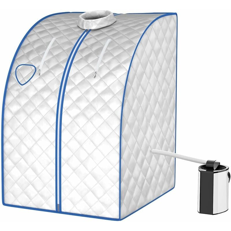 foto del prodotto goplus sauna a vapore domestica 1000 w, 3l, con timer e telecomando, design pieghevole e temperatura regolabile, portatile e ideale per casa, 87 x