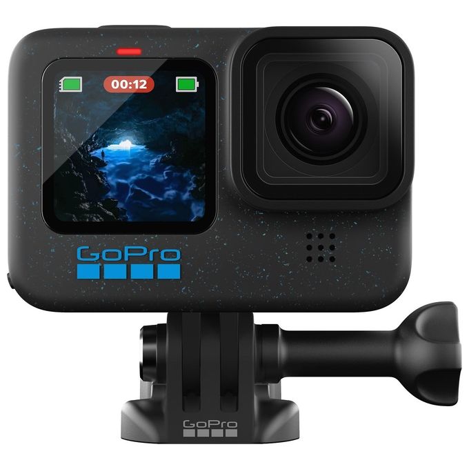 foto del prodotto gopro hero12 black action camera impermeabile con video ultra hd 5.3k60 foto da 27 mp hdr