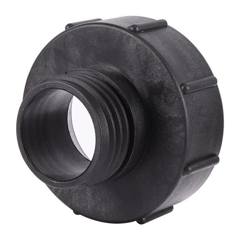 foto del prodotto gotrays 1 adattatore ibc s100x8 a riduttore s60x6 filettatura grossa con coperchio adattatore serbatoio adattatore ibc serbatoio acqua piovana