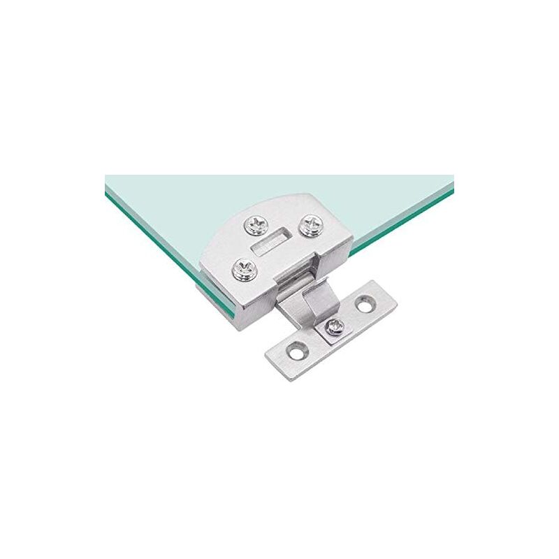 foto del prodotto gotrays 1 paio di cerniere per porte in vetro, per armadietti, vetrine, armadietti per vino, cerniere per porte, parti di ricambio, adatte per