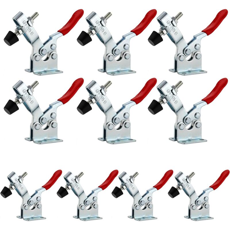foto del prodotto gotrays 10 pezzi gh 201b morsetto a cerniera, morsetto a cerniera orizzontale, dispositivo di sgancio rapido capacit di sgancio rapido tenditore a