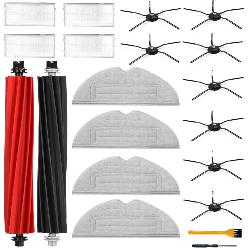 foto del prodotto gotrays 19 accessori per aspirapolvere roborock s8 s8 s8 plus, pezzi di ricambio per accessori roborock s8