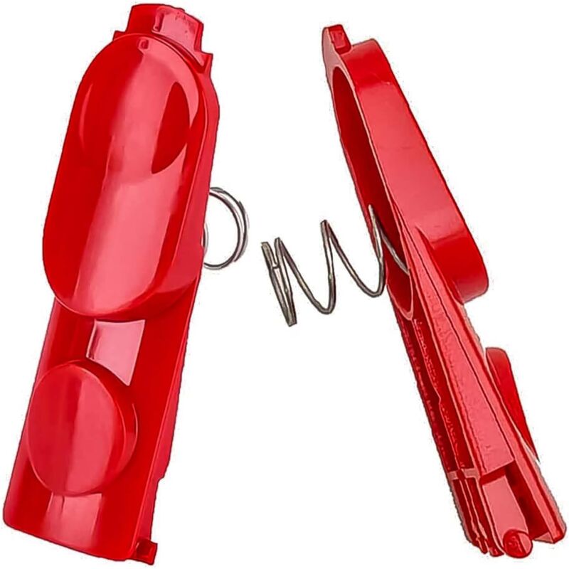 foto del prodotto gotrays 2 pezzi pulsante di blocco clip con molla per aspirapolvere dyson v7 v8 v10 v11 v15 ricambi azionamento elettrico