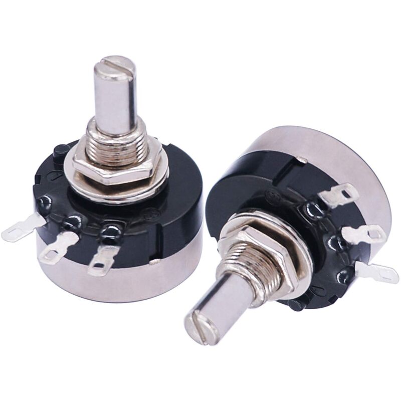 foto del prodotto gotrays 2 pz rv24yn20s b102 potenziometro 1k ohm potenziometro rotativo a pellicola di carbonio potenziometro a giro singolo a03 6mm rv24 b102 a03