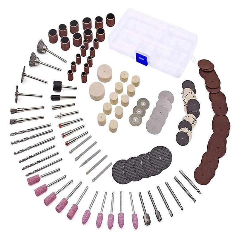 immagine 0 del prodotto gotrays 2 set 141 pezzi set di parti per smerigliatrice elettrica scatola 2 set di parti per smerigliatrice elettrica levigatura lucidatura taglio