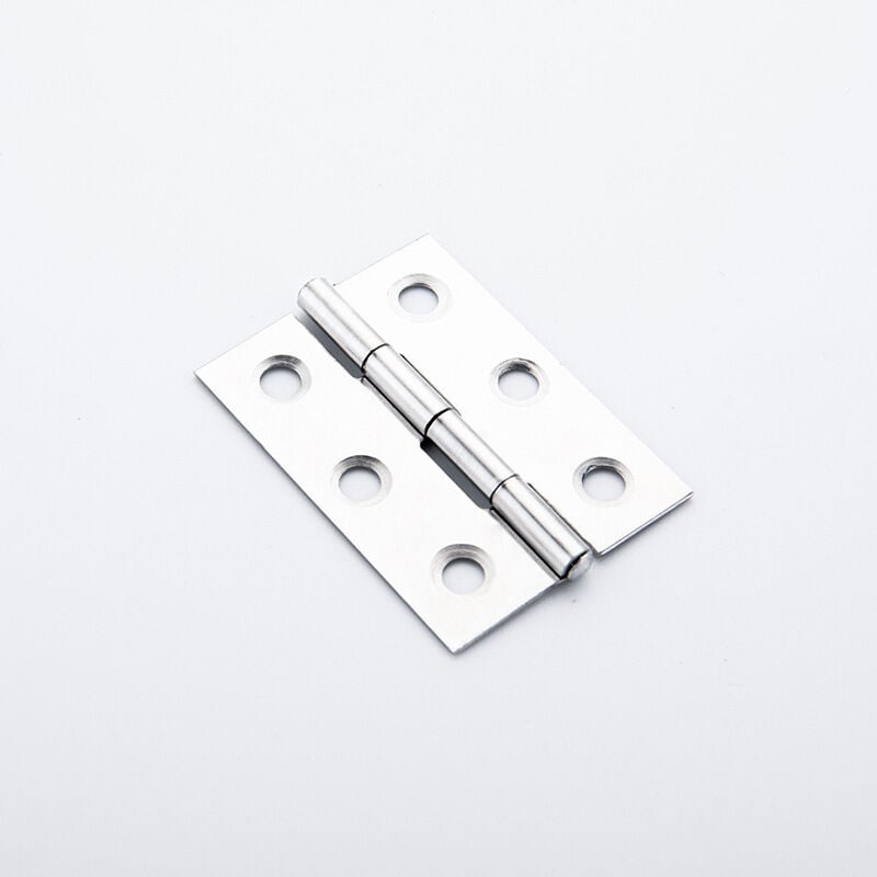 foto del prodotto gotrays 200 pezzi cerniere per porte, cerniera in acciaio inossidabile, cerniera per mobili, connettori per cerniere pieghevoli per mobili, armadi,