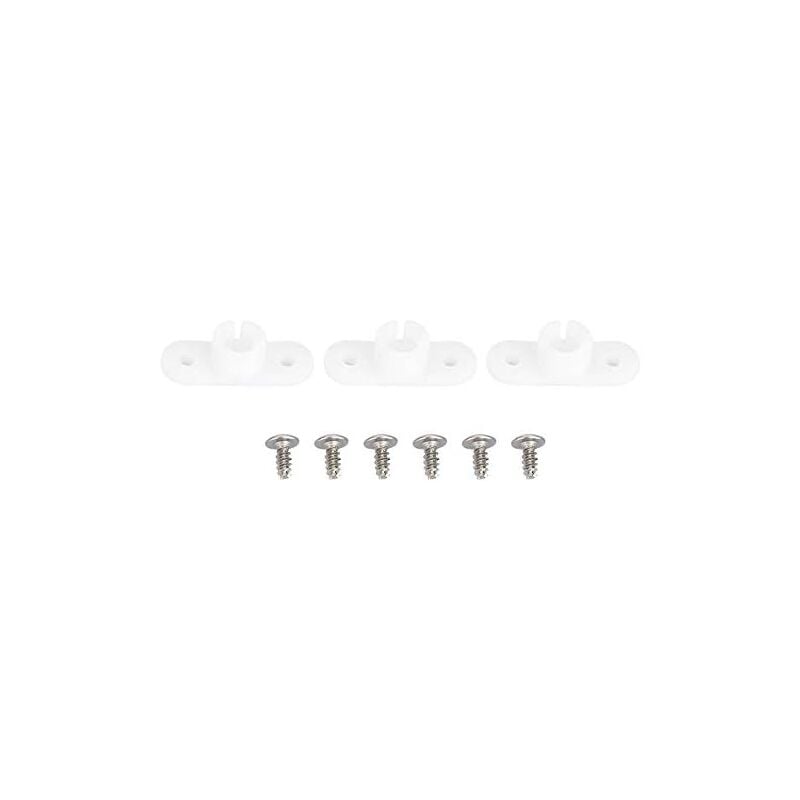 foto del prodotto gotrays 3 pezzi clip per fari, morsetti per fari in abs clip per finiture fari per discovery 1 2 bianco 