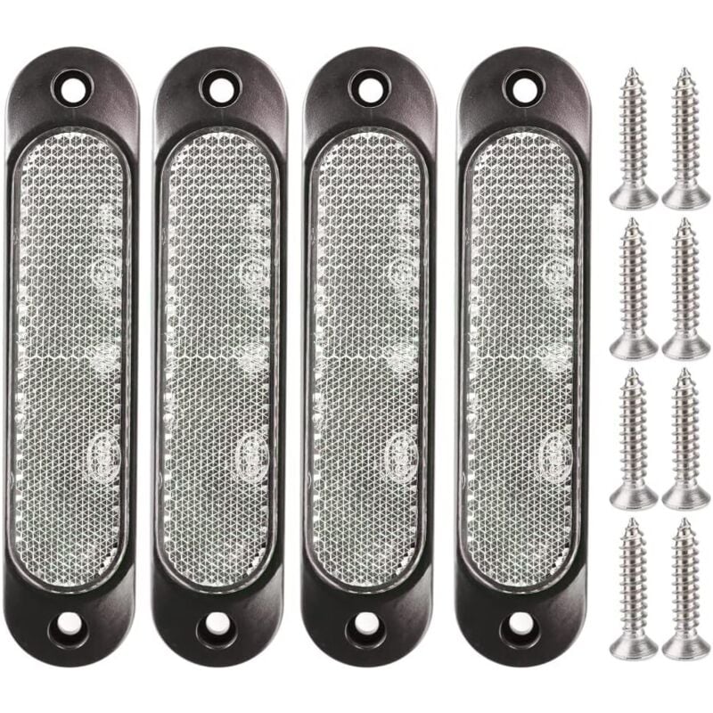 foto del prodotto gotrays 4 pezzi 12v 24v anteriore 27 led rimorchio marcatore, posteriore led rimorchio parcheggio frecce per camion autobus barca camper camion suv