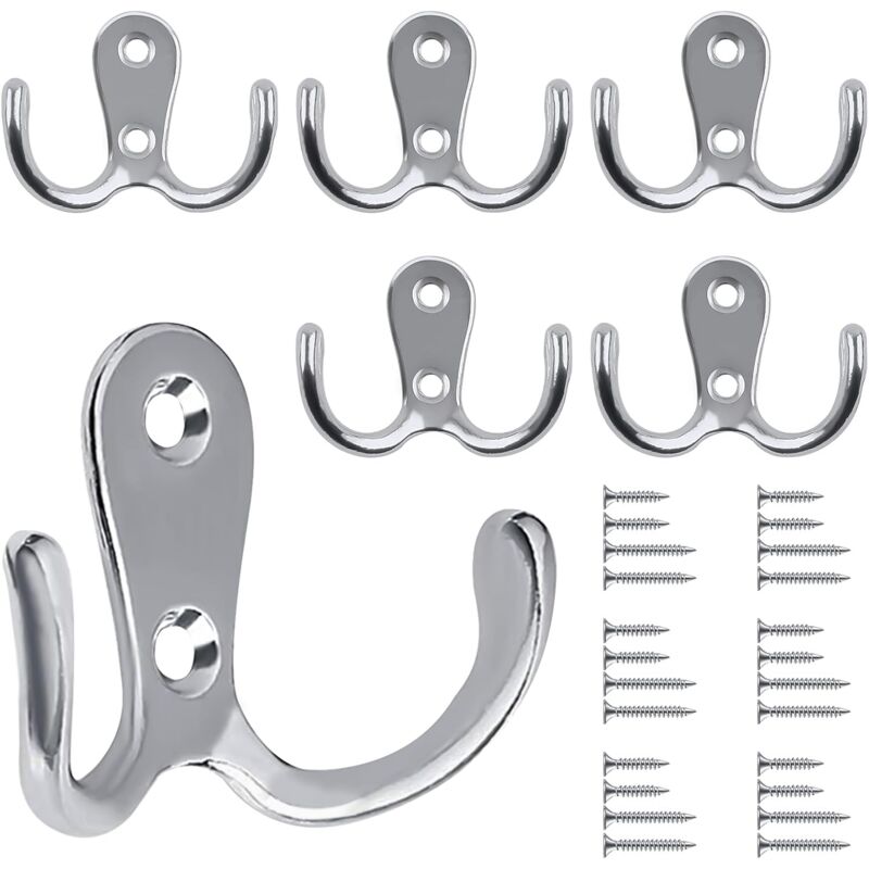 foto del prodotto gotrays 6 pezzi ganci appendiabiti retr , ganci appendiabiti retr ganci appendiabiti da parete ganci appendiabiti vintage in metallo per porta