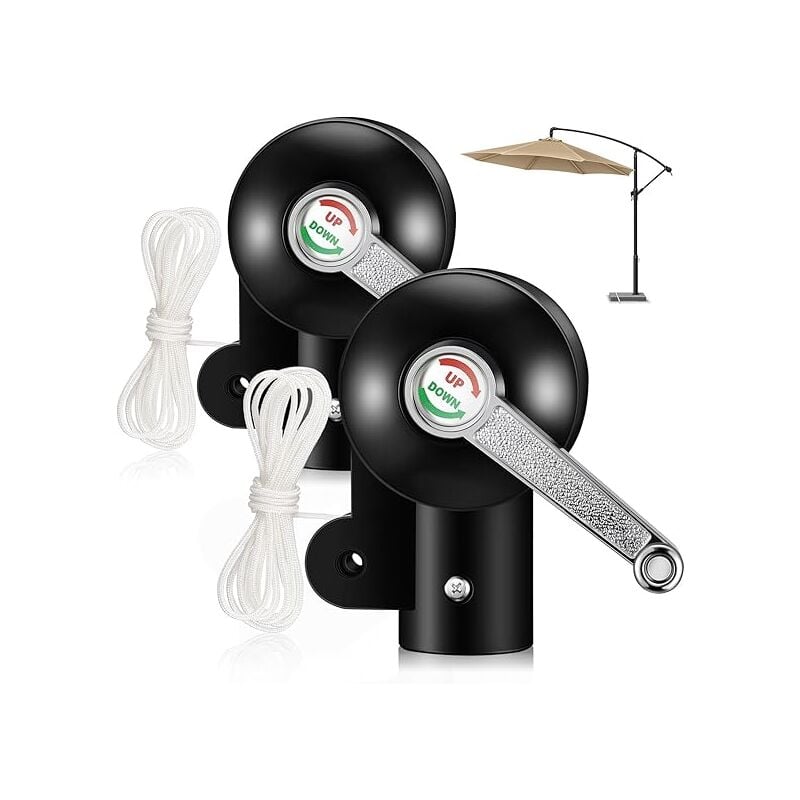 foto del prodotto gotrays accessori per ombrellone da giardino parti di ricambio per ombrellone da esterno supporto per ombrellone per impieghi gravosi manovella di