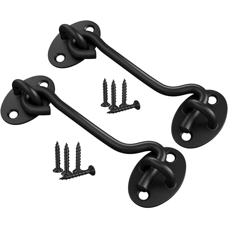foto del prodotto gotrays acsergery gift 2 pezzi 150mm heavy duty acciaio inossidabile nero gancio porta cabina