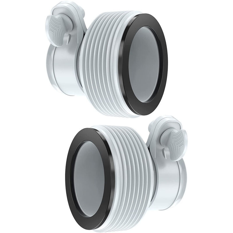foto del prodotto gotrays adattatori per tubi flessibili intex tipo b da 1,25 circa 3,2 cm a 1,5 circa 3,8 cm per pompe e sistemi di acqua di mare set di 2