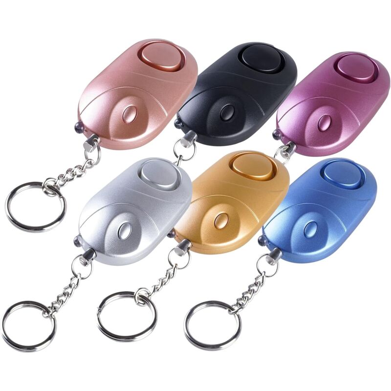 foto del prodotto gotrays allarme personale 140db allarme di emergenza autodifesa cintura di sicurezza luce led donne bambini e anziani allarme di sicurezza