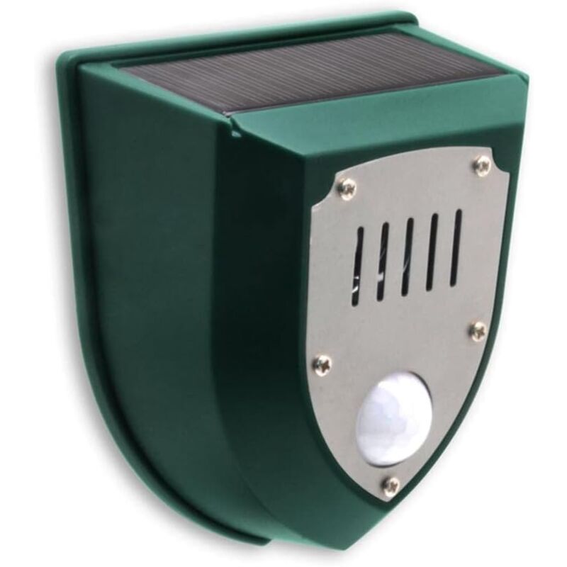foto del prodotto gotrays allarme sonoro e luminoso solare con rilevatore di movimento, sirena di allarme da 110 decibel, sistema di sicurezza di avvertimento con 6