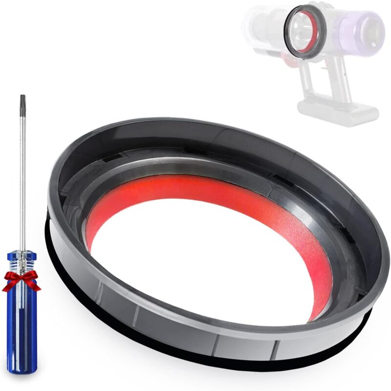 foto del prodotto gotrays anello di tenuta fisso per accessori di ricambio per aspirapolvere dyson v11 sv14 sv15, contenitore polvere fisso con cacciavite torx t8