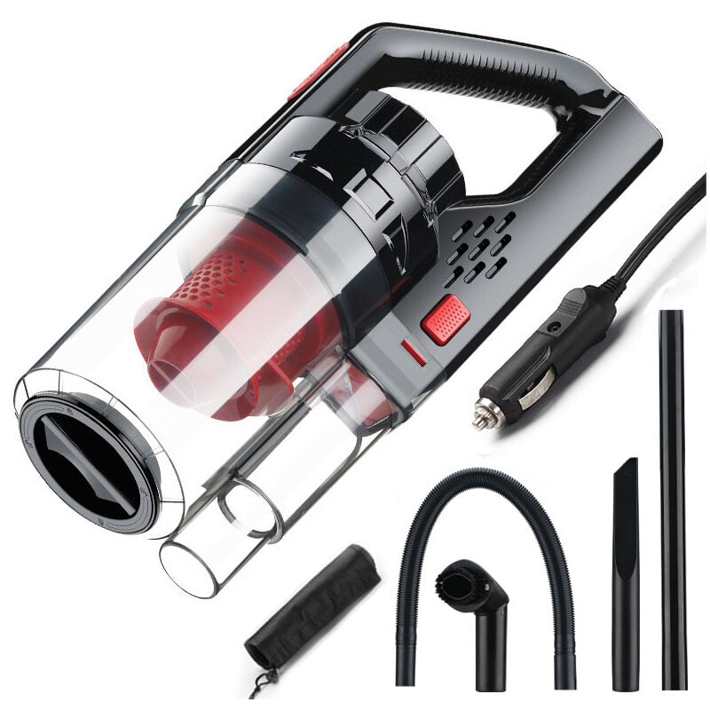 foto del prodotto gotrays aspirapolvere per auto 150w 6000pa aspirapolvere portatile portatile per auto con forte potenza di aspirazione, rosso