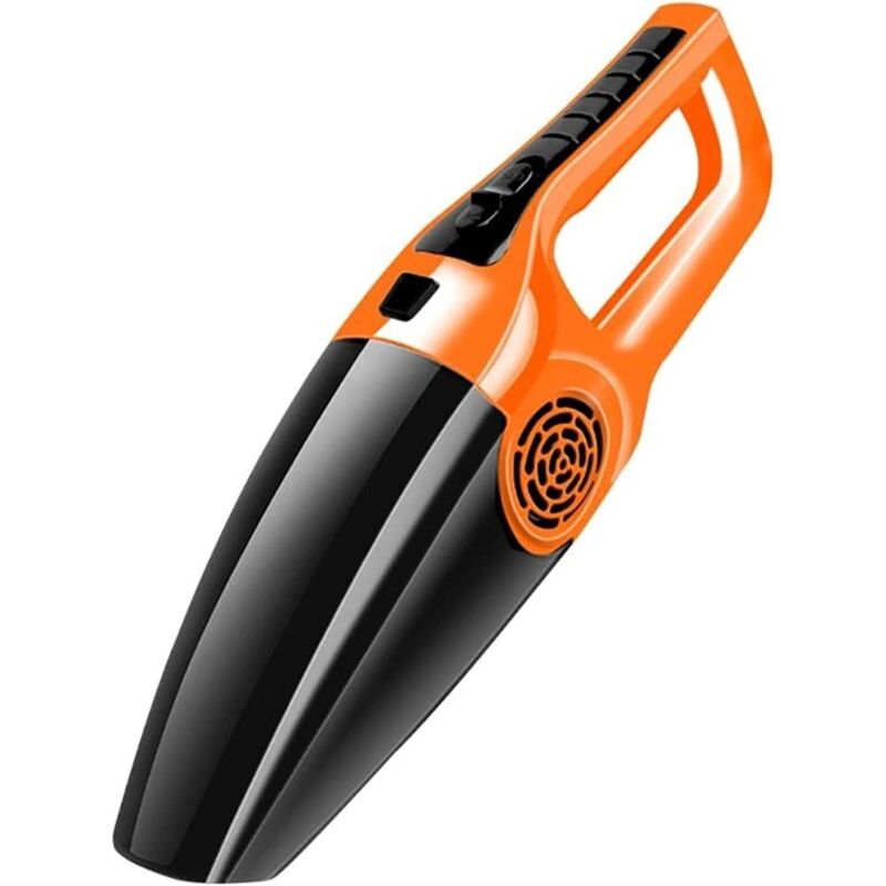 foto del prodotto gotrays aspirapolvere per auto dc 12 volt 120 w 3600 giri min ciclonico aspirapolvere portatile potente aspirapolvere portatile arancione