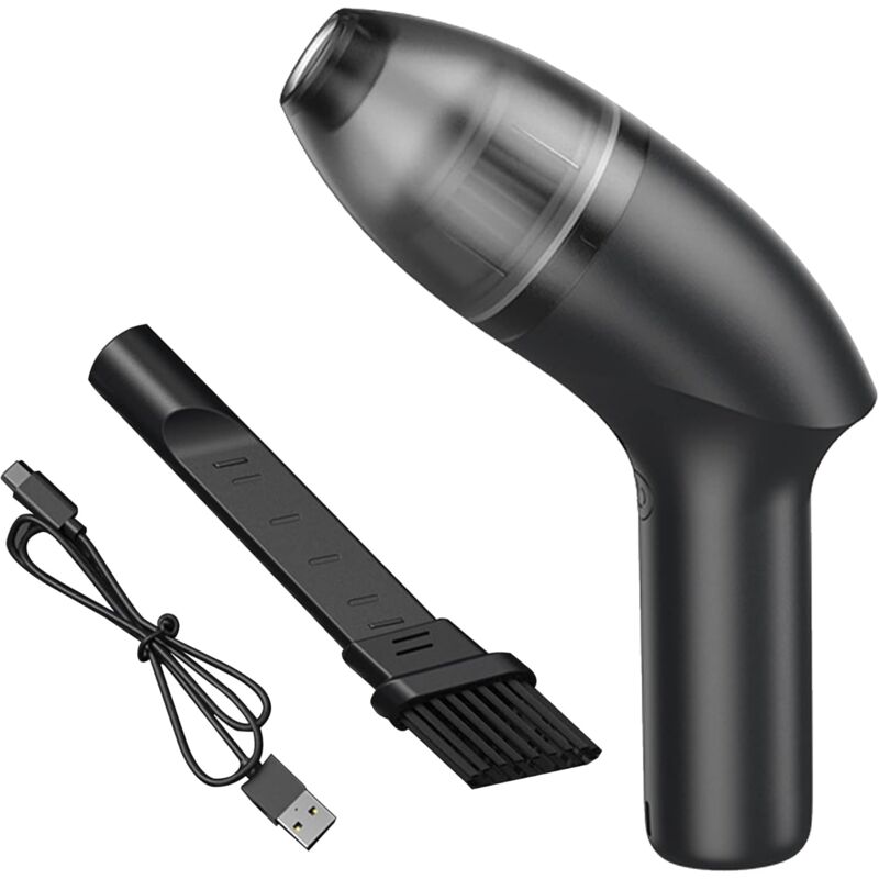 foto del prodotto gotrays aspirapolvere portatile aspirapolvere e soffiatore senza fili 2 in 1 aspirapolvere ricaricabile tramite usb 2500mah aspirapolvere portatile