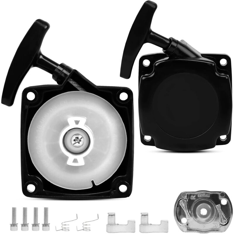 foto del prodotto gotrays avviamento a strappo per decespugliatore, con mitnehmerplatte e kit, per decespugliatore 33cc 36cc 43cc 49cc, bc ms 52