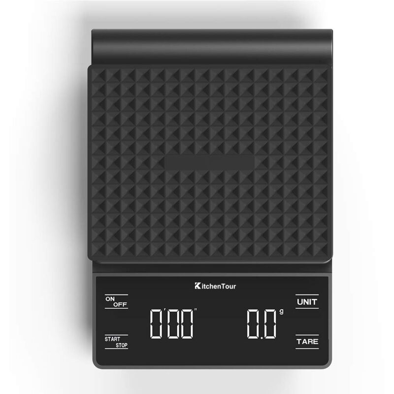 foto del prodotto gotrays bilancia per caff con timer 3kg 0.1g bilancia per caff espresso a goccia ad alta precisione con display lcd retroilluminato