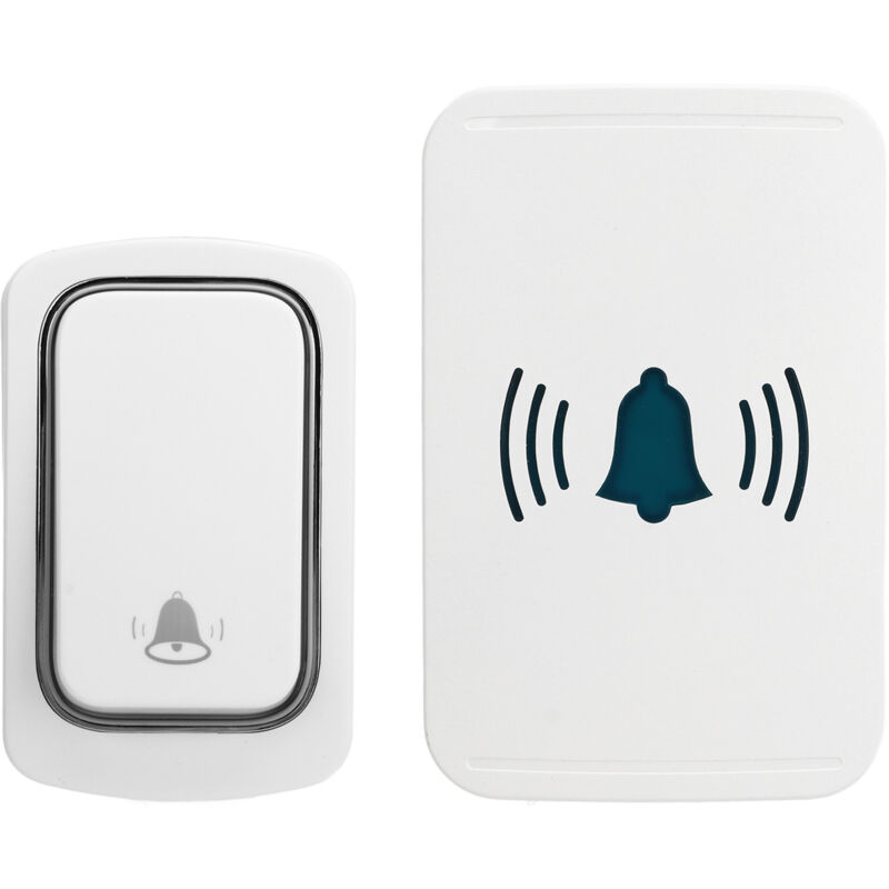 foto del prodotto gotrays campanello intelligente wifi ip54 impermeabile 5 livelli di volume 2.4g wifi led campanello wireless