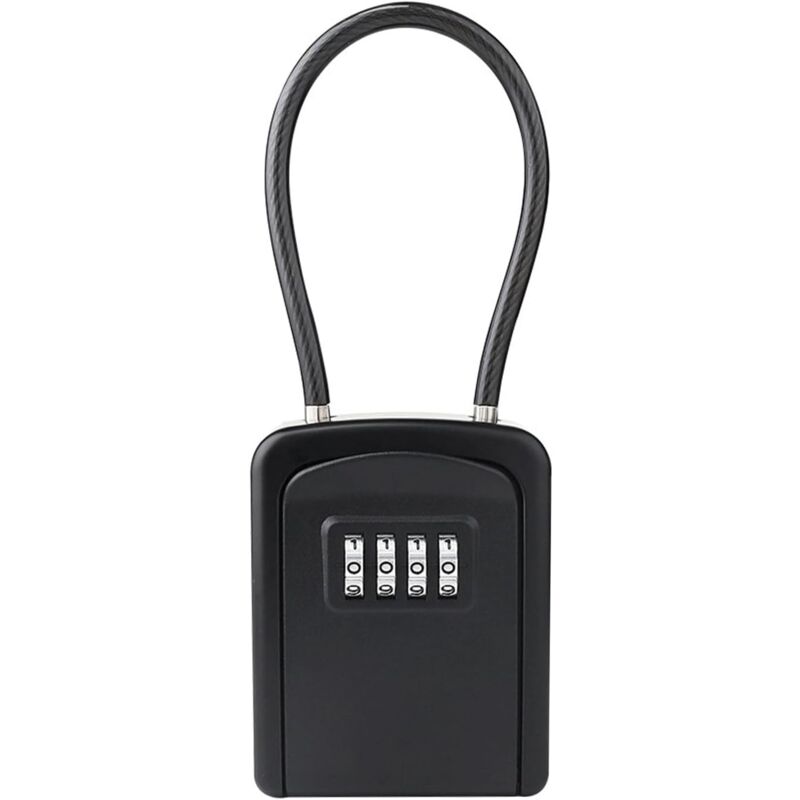 foto del prodotto gotrays cassetta portachiavi portatile, cassetta di protezione per chiavi combinate, cassetta portachiavi sospesa, cassetta di sicurezza per chiavi